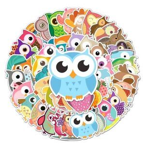 Cartoon Owl Cute Stickers